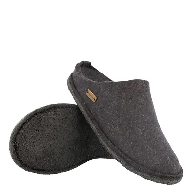 £59.02 • Buy Haflinger Flair Soft Graphite Gray Wool Felt Slippers