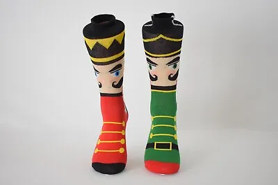 Men's Christmas Nutcracker Novelty Crew Socks Shoe Size 6-12.5 • $9.99