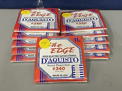 X11 D'Aquisto #340  The Edge  Rock  Electric Guitar Strings Extra Light 11 Gauge • $44.99