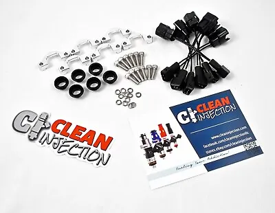 $79.99 • Buy Fuel Injector Adapter Kit Fit Nissan 300ZX 90-94 VG30DE VG30DETT Z32 Phase 1 2