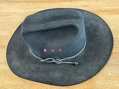 Vintage Stetson 5X Beaver 6 7/8 Rancher Cowboy Western Back Hat • $119.99