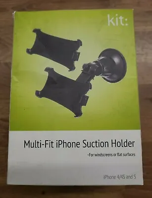 Kit In Car Mount Windscreen Suction Holder For Apple IPhone 4 4S 5  NEW BOXED • £4.65