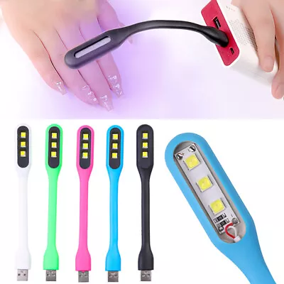 Mini Nail Dryer UV LED Lamp Foldable USB Light For Nail Gel Polish Drying Tool√ • $2.18