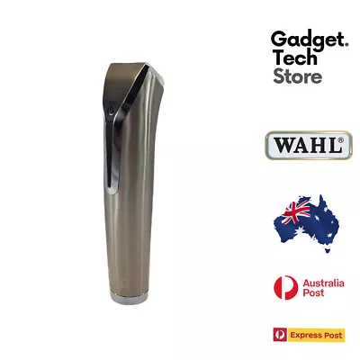 Wahl Lithium Ion Trimmer Stainless Steel WSS3L Wet Dry Handle ONLY 9864 9818 • $99.95