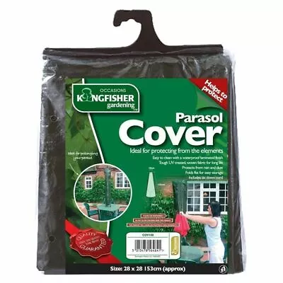 £3.99 • Buy NEW Parasol Cover Kingfisher Green Waterproof Garden Furniture Patio Umbrella
