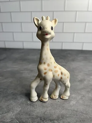 Vulli Sophie The Giraffe Natural Rubber Baby Teether Toy White And Brown • $19