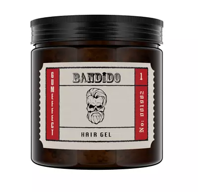 Bandido Hair Styling Gel Ultra Strong Natural Look 01 Gum Effect Hair Gel 500 Ml • £8.99