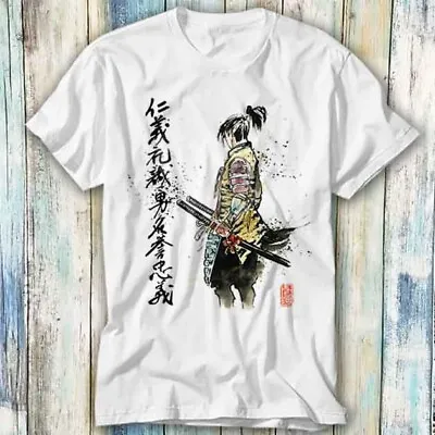 Samurai Japanese Calligraphy Sword Manga T Shirt Meme Gift Top Tee Unisex 760 • £6.35