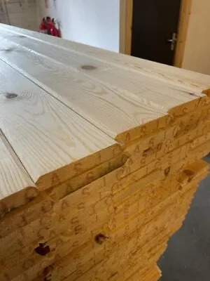 Vgroove T&g Pine Matchboard Cladding 20mm Thick  - 25 Square Meters • £425