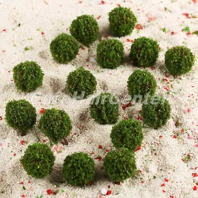 30pcs Topiary Model Trees Train Railroad Layout Landscape HO OO Scale 35mm • £5.84