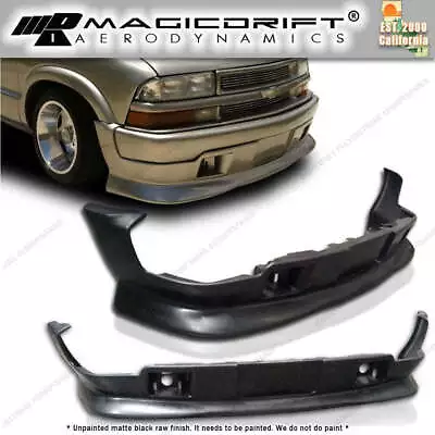 98-04 Chevy S10 Front Bumper Lower Body Kit Lip Spoiler KBD Extreme VIS Style PU • $279.99