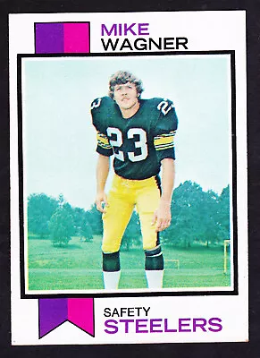 1973 Topps #246 Mike Wagner Steelers Rookie • $7