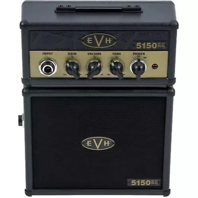 Eddie Van Halen EVH 5150 III EL34 Micro Stack Guitar Amplifier Black And Gold • $49.99