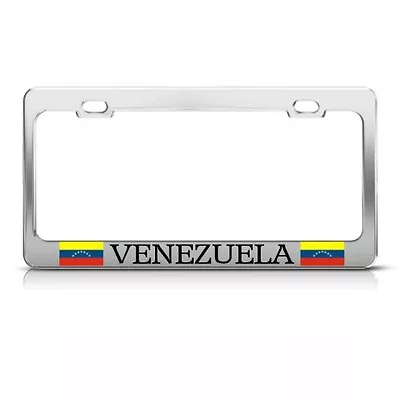 License Plate Frame Venezuela Flag Venezuelan Country Car Accessories • $19.99