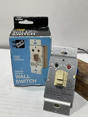 Radio Shack X-10 61-2683A Plug ’N Power Wall Switch Remote Controlled Module NOS • $12.99