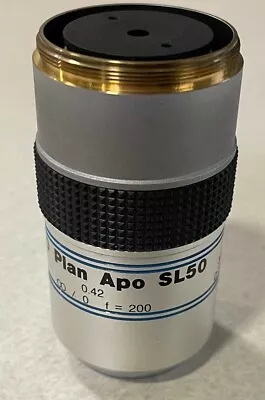 Mitutoyo Bd Plan Apo Sl50 Sl 50x Microscope Objective Lens 378-841 Free Shipping • $975