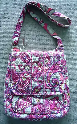 Vera Bradley Paisley Meets Plaid Crossbody Mail Bag • $19.99