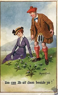 Inter Art Comique Postcard # 1649 Scottish Couple • £3.60