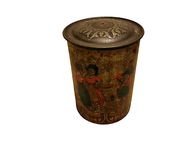 Large Antique A Macfarlane Lang & Co. Cylindrical Biscuits Tin - C1920 • $31.10