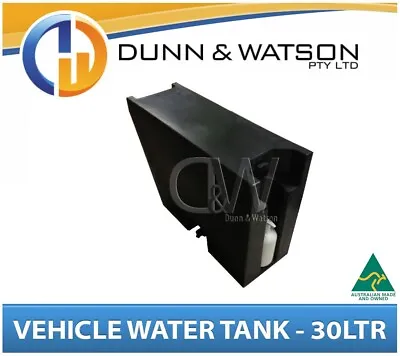 $207 • Buy Vehicle Water Tank With Soap Dispenser (30L) Black PVC Ute Under Tray - LH & RH