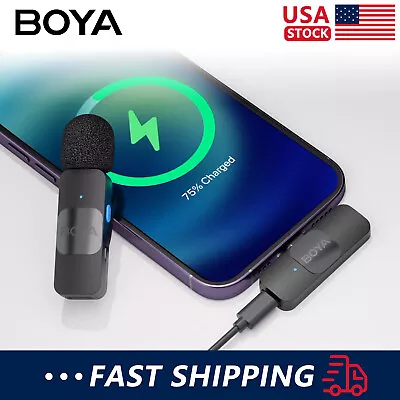 BOYA BY-V Series Wireless Lavalier Microphone For Interview Video Live Broadcast • $36