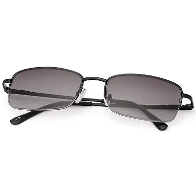 Full Lens Magnified Tinted Sun Readers Reading Glasses Spring Hinges Sunglasses • $15.18