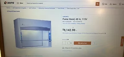 Labconco Fume Hood • $2000