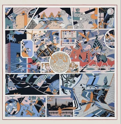 $122.50 • Buy Hermes Double Sided Silk Scarf 90x90 Hermes Factory EC/Bleu