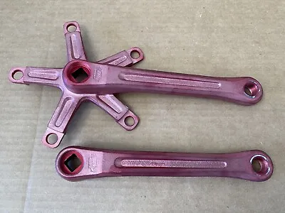 Shimano 600 170mm Early 80s Vintage Bmx Cranks Red GT02408 • $205