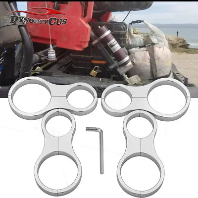 4X 1.75 X2.5  Shock Reservoir Mounting Clamp Roll Cage Fit Polaris RZR XP 1000 • $54.14