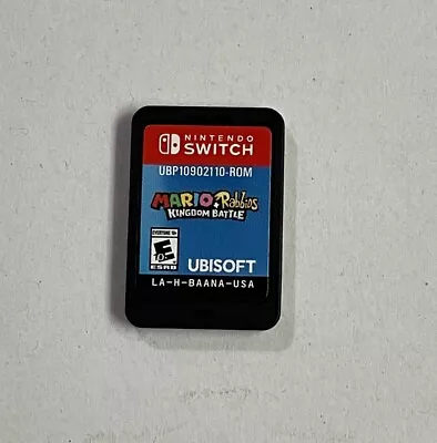 Mario + Rabbids Kingdom Battle Nintendo Switch Game Cartridge Only Tested • $14.99