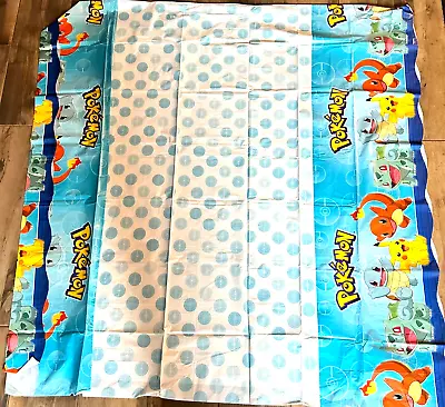 Pokemon Birthday Party Vinyl Tablecloth 54 X 96 Inches Rectangle Multi Character • $7.78