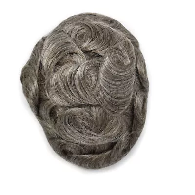 Mens Toupee Wig Unit Toupee For Men All French Lace  Hair Replacement System • $219