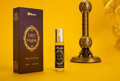 £4.99 • Buy 1001 Nights Roll On Perfume Oil 8ml Meena Halal Sunnah Attar UK Seller