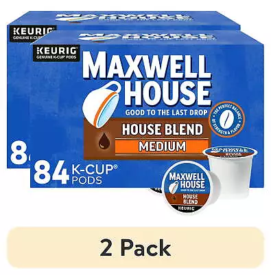 (2 Pack) Maxwell House House Blend Medium Roast K-Cup® Coffee Pods 84 Ct Box • $97.46