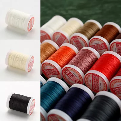 0.5 Mm Wax Cotton Cord Macrame String DIY Jewellery Wire Bracelet Necklace 120m • $4.94