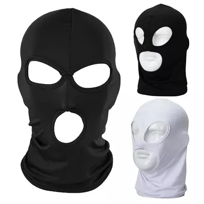3 Holes Full Face Mask Open Mouth & Eyes Thin Balaclava Sun Hood For Men Women • $1.99