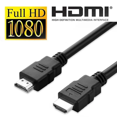 $5.49 • Buy Premium HDMI Cable Cord High Speed UHD 3D 1080 PS3 PS4 XBox One BluRay Black 