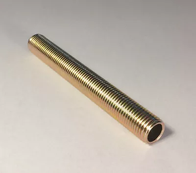$0.99 • Buy New Seamless 3 , 1/4 IP Steel All Thread Zinc Plated Lamp Nipple 1/2  O.D. #357