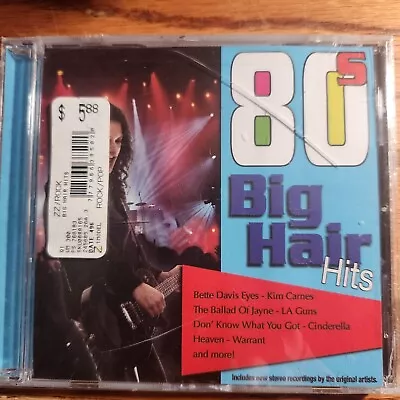 80's Big Hair Hits By Various Artists (CD Apr-2007 St. Clair) • $8