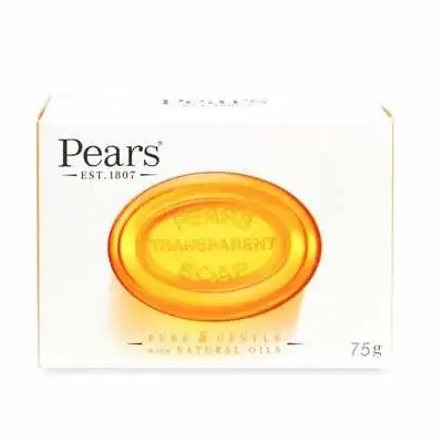 Pears Pure & Gentle Soap With Natural Oils | Germ Shield Soap With Mint Extract • £3.49