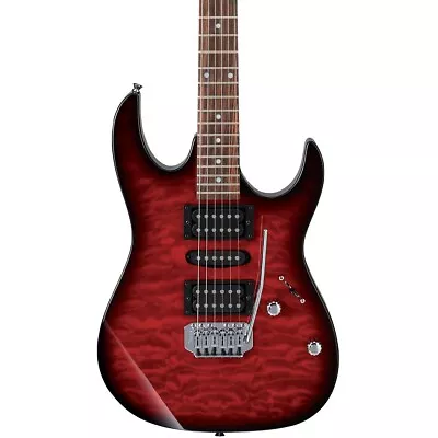 Ibanez GRX70QA Electric Guitar Transparent Red Burst • $199.99