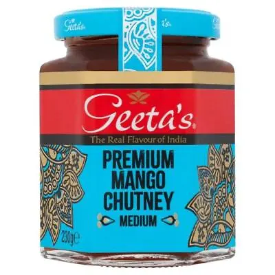 Geetas Premium Mango Chutney  5x230g • £11.61