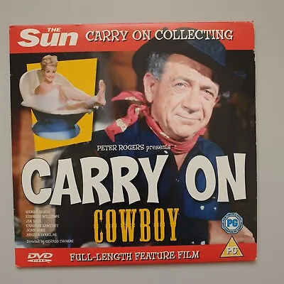 Carry On Cowboy DVD The Sun Promo Sid James • £2