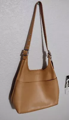 Vintage Coach 9058 Legacy Hobo Leather Caramel Brown Great Pre-owned Condition • $116