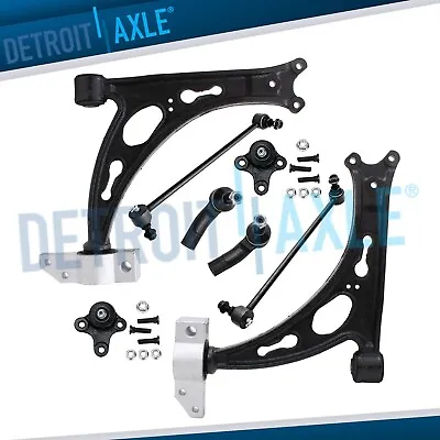 8pc Front Control Arm Ball Joint + Sway Bar For Audi A3 Volkswagen Jetta Golf • $119.23