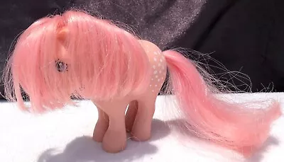 Vintage 1982 My Little Pony Cotton Candy G1 Earth Ponies Hasbro Concave • $6.30