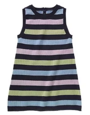 $15.99 • Buy Gymboree Petite Mademoiselle Multi Color Stripe Sweater Dress 3 4 6 Nwt