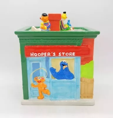 Vintage Sesame Street  Hoopers Store  Cookie Jar Big Bird Bert Ernie Elmo Rosita • $124.99