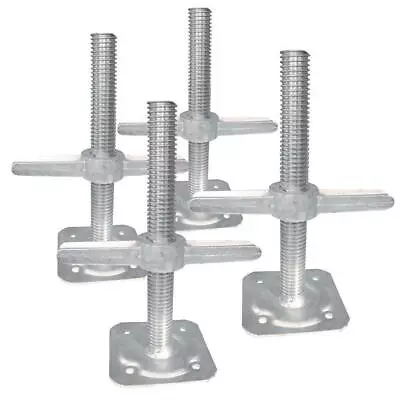 MetalTech Leveling Jack Galvanized Steel Heavy-Duty Corrosion Resistance 4-Pack • $90.24